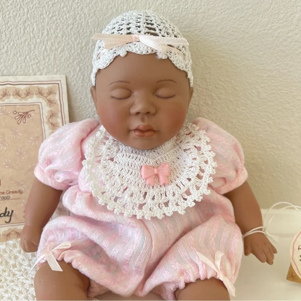 Berdine Creedy Rosey Porcelain Baby Doll 10 Inch
